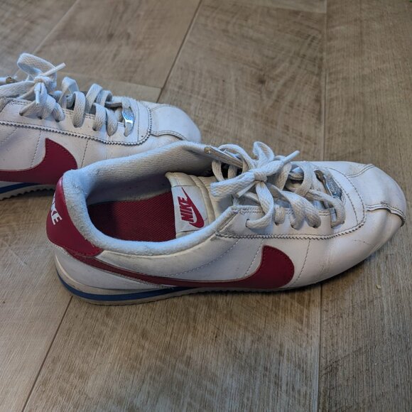 Nike Cortez 72 OG Forrest Gump Shoes White Red Blue 882254-164 Men’s - Sz 8.5 - Picture 2 of 8